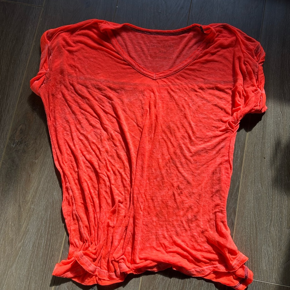 Free People Comfy Neon Top